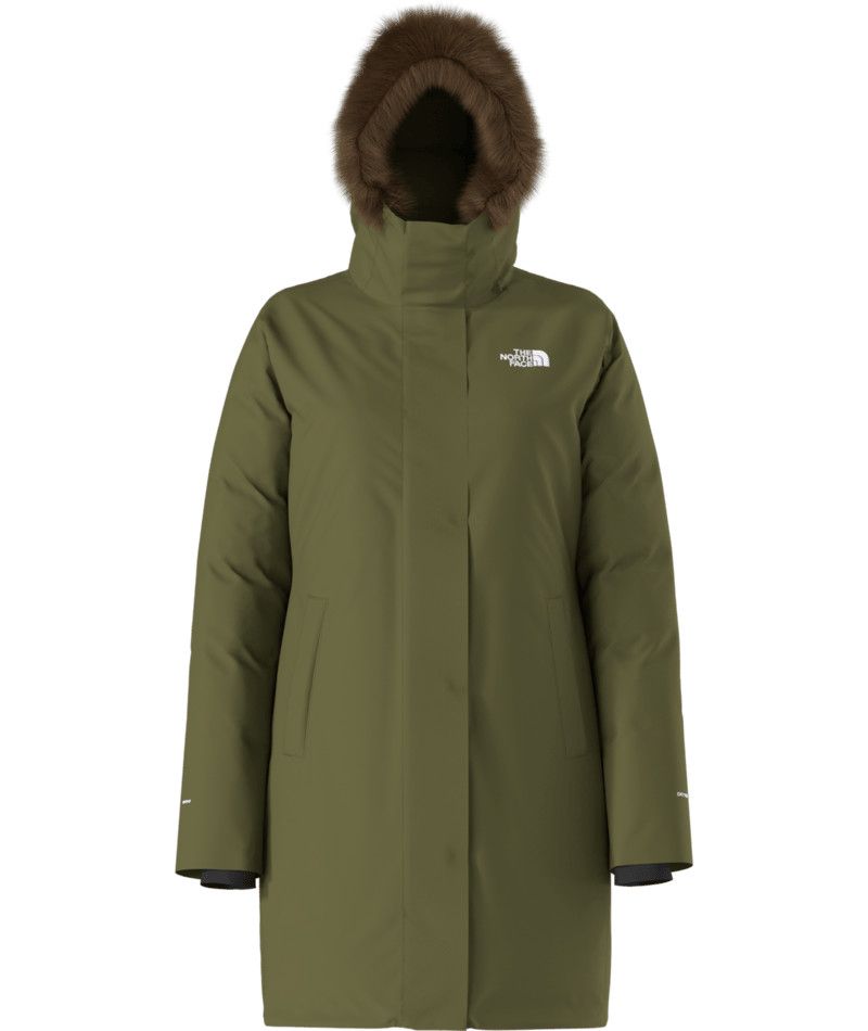THE NORTH FACE WOMENS ARCTIC PARKA WINTER JACKET 25, Color: FOREST OLIVE, Size: XS