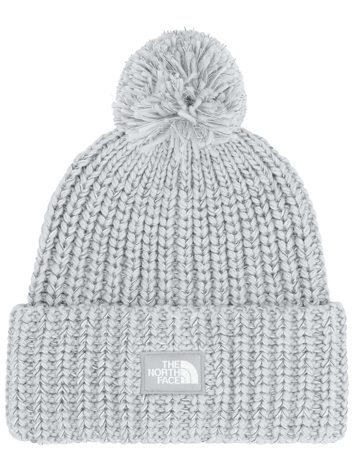 THE NORTH FACE UNISEX COZY CHUNKY CABIN BEANIE WINTER HAT, Color: HIGH RISE GREY/SMOKED PEARL/TNF WHITE, Size: O/S