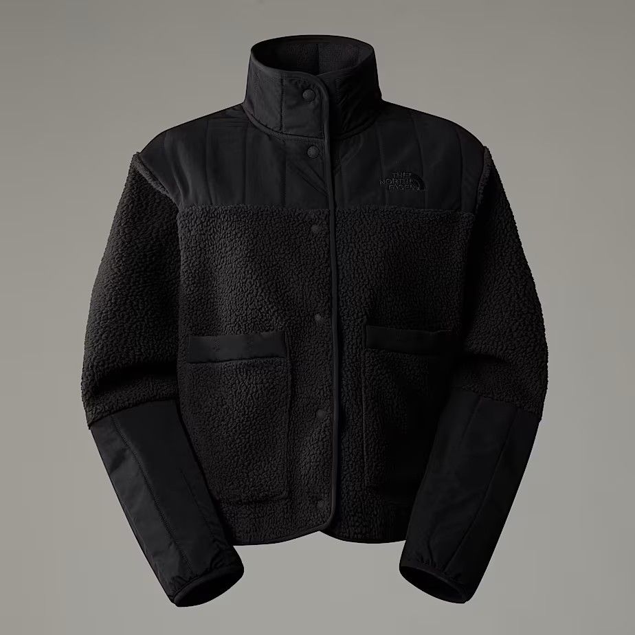 THE NORTH FACE WOMENS CRAGMONT FLEECE SWEATER 25, Color: TNF BLACK, Size: XS