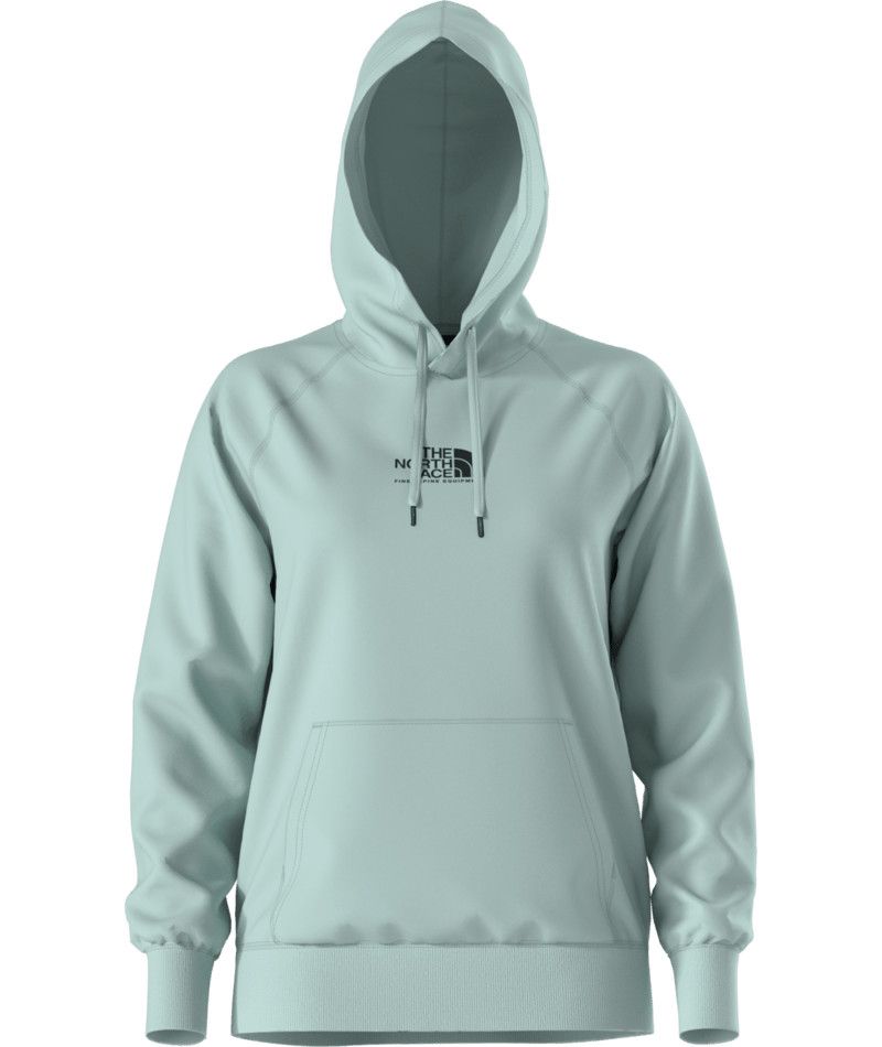 THE NORTH FACE WOMENS FINE ALPINE HOODIE 25, Color: MUTED PINE, Size: XS
