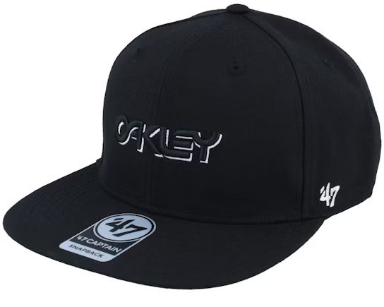 MAIN IMAGE OF OAKLEY UNISEX 47 OAKLEY B1B ELLIPSE CAP IN BLACKOUT O/S WITH COMFORT