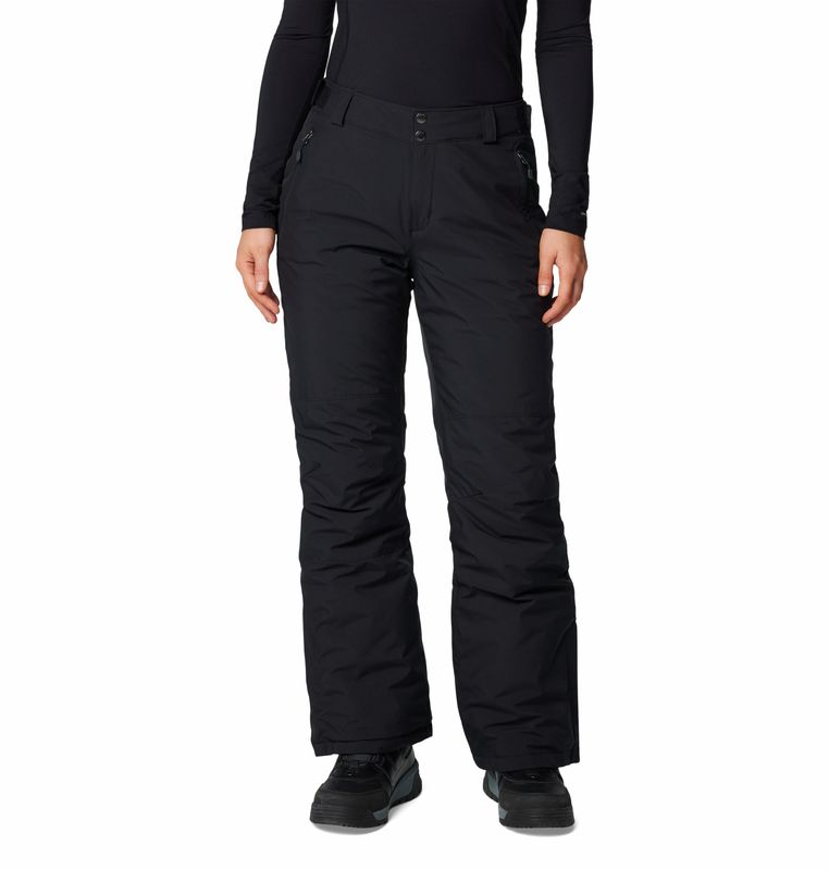COLUMBIA WOMENS SHAFER CANYON™ II INSULATED SNOW PANT 26, COLOR: BLACK, SIZE: XS, LENGTH: REGULAR