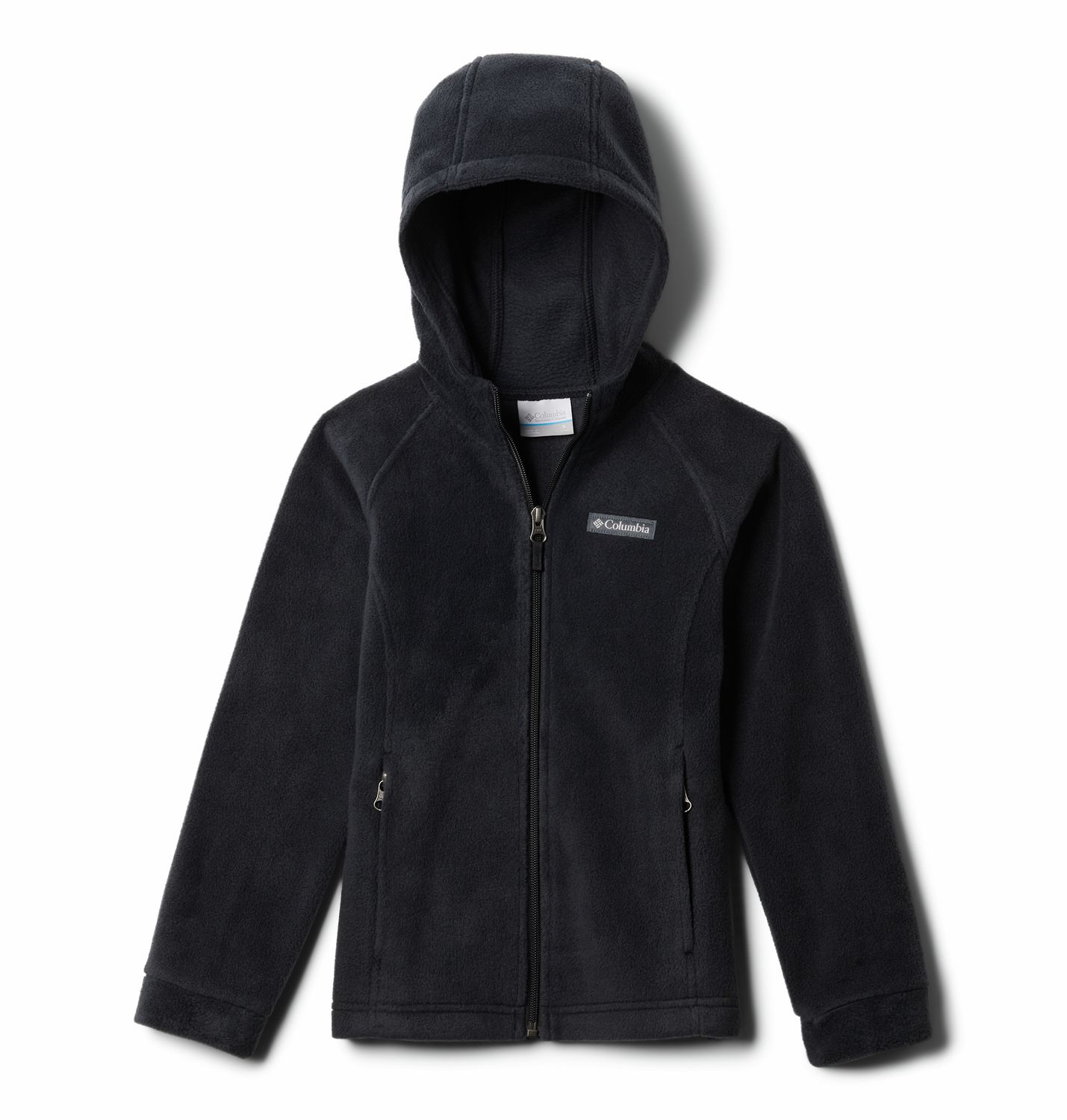 MAIN IMAGE OF COLUMBIA YOUTH GIRLS BENTON™ II HOODIE IN BLACK XXS WITH SOFT FLEECE FOR ALL-DAY COMF…