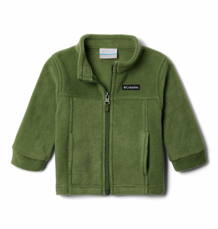 FRONT VIEW OF COLUMBIA YOUTH STEENS MT™ II FLEECE SWEATER WITH LIGHT WARMTH AND FLEECE FABRIC