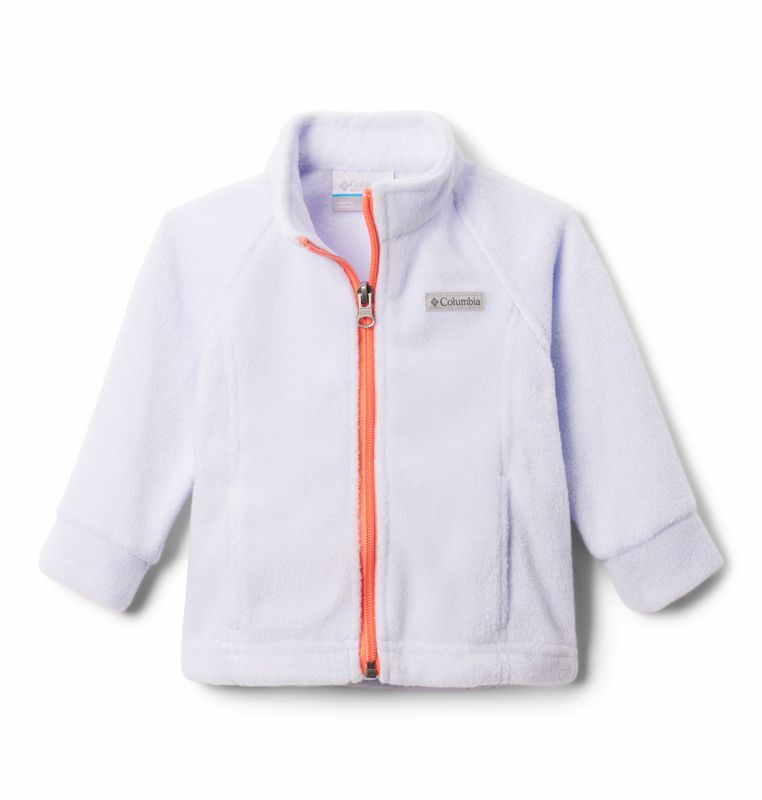FRONT VIEW OF COLUMBIA YOUTH BENTON SPRINGS™ FLEECE SWEATER WITH LIGHT WARMTH AND FLEECE FABRIC