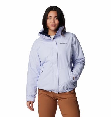FRONT VIEW OF COLUMBIA WOMENS BUGABOO™ III FLEECE INTERCHANGE WINTER JACKET WITH MEDIUM WARMTH