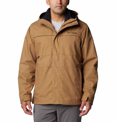 FRONT VIEW OF COLUMBIA MENS LOMA VISTA™ II INTERCHANGE WINTER JACKET WITH LIGHT WARMTH