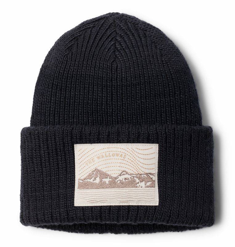 FRONT VIEW OF COLUMBIA UNISEX WALLOWA™ BEANIE WINTER HAT WITH WARMTH AND VERSATILE COMFORT