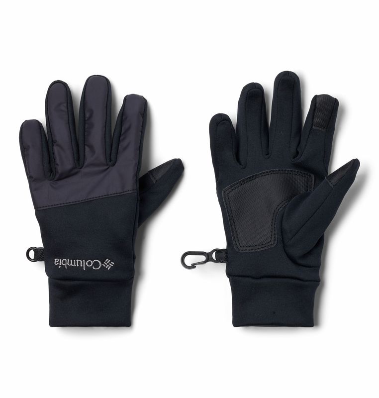 FRONT VIEW OF COLUMBIA YOUTH CLOUDCAP™ II FLEECE GLOVE WITH DURABLE AND TOUCHSCREEN-COMPATIBLE