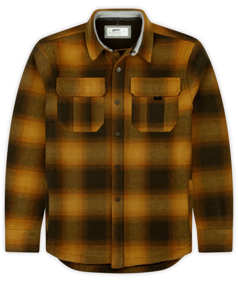 JETTY MENS HULL SOFTSHELL JACKET 25, Color: BROWN, Size: MEDIUM