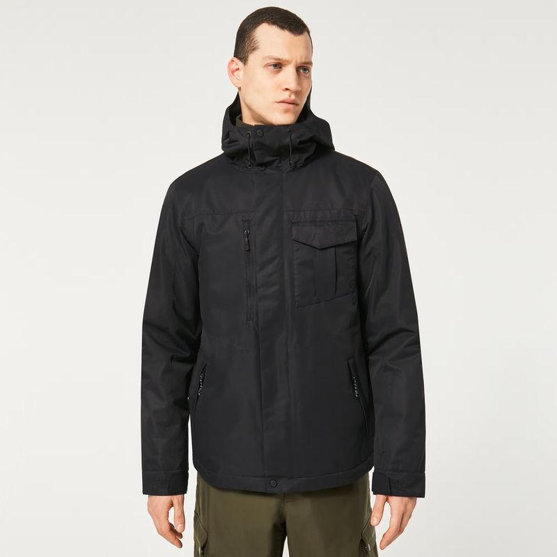FRONT VIEW OF OAKLEY MENS CORE DIVISIONAL RC INSULATED WINTER JACKET WITH LIGHTWEIGHT WARMTH
