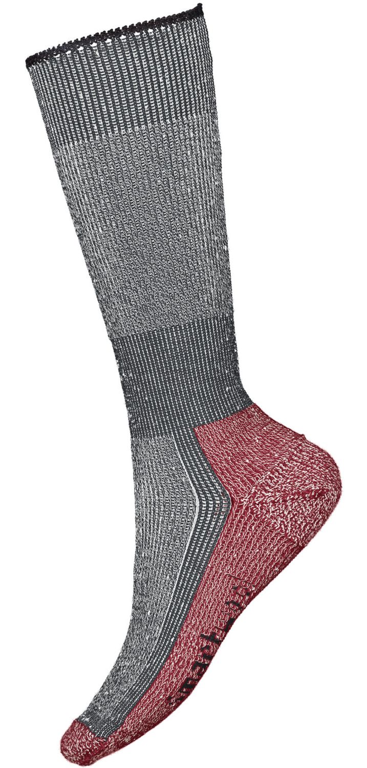 SMARTWOOL UNISEX MOUNTAINEER CLASSIC EDITION MAXIMUM CUSHION CREW SOCKS 26, Color: CHARCOAL, Size: MEDIUM