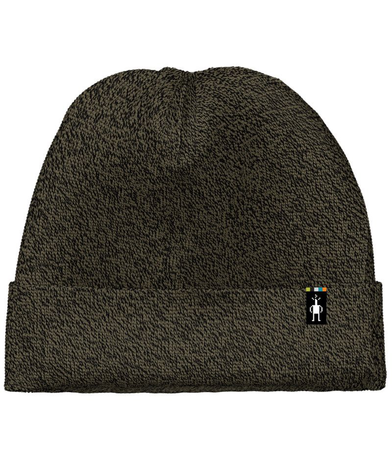 SMARTWOOL UNISEX COZY CABIN WINTER HAT 26, Color: WINTER MOSS, Size: O/S