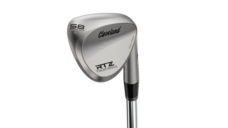 FRONT VIEW OF CLEVELAND UNISEX RTZ TOUR RACK FULL-FACE WEDGE WITH Z-ALLOY AND HYDRAZIP