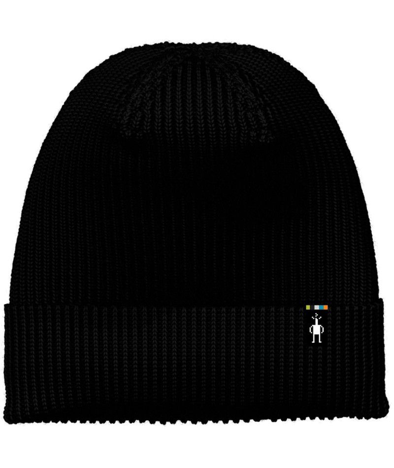 SMARTWOOL UNISEX SMARTWOOL BEANIE WINTER HAT 26, Color: BLACK, Size: O/S