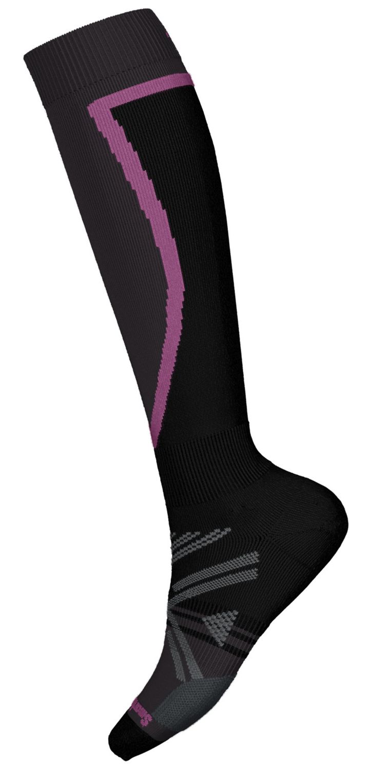 SMARTWOOL WOMENS SKI FULL CUSHION OTC SOCKS 26, Color: BLACK, Size: SMALL