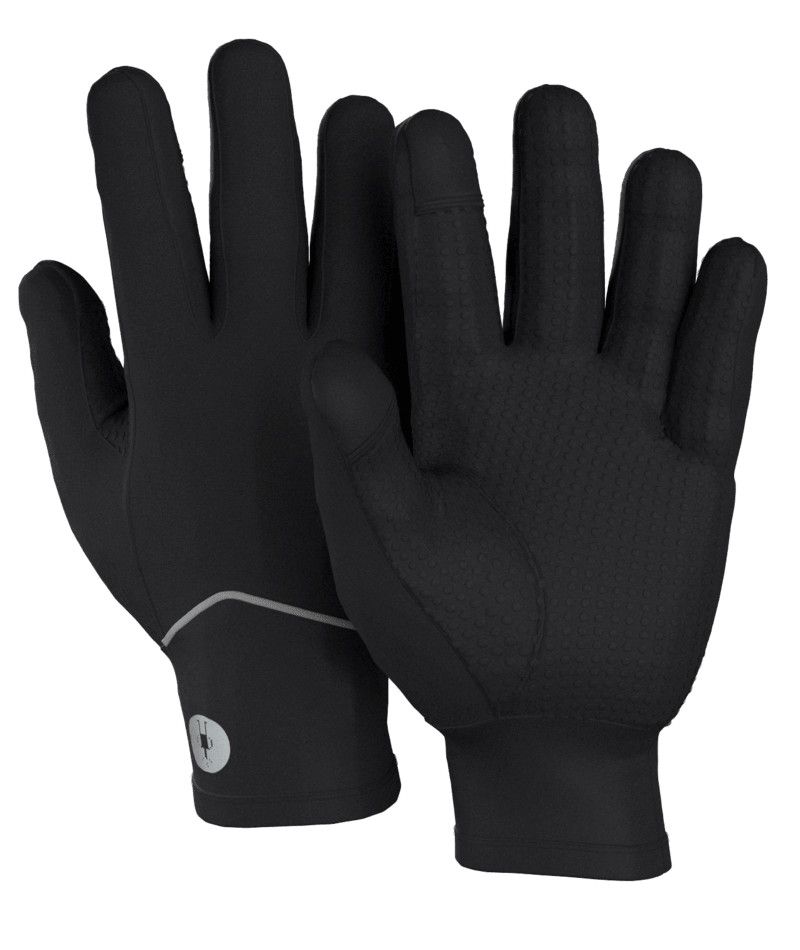 SMARTWOOL UNISEX ACTIVE FLEECE WIND GLOVE 26, Color: BLACK, Size: XS