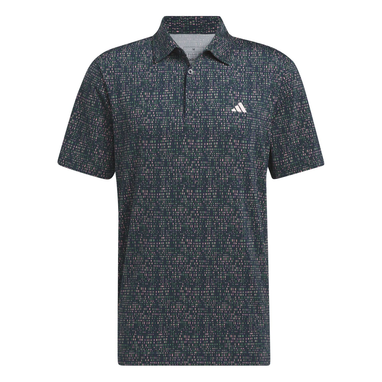 ADIDAS MENS ULTIMATE365 POWER GRID PRINT POLO 24, Color: COLLEGIATE NAVY, Size: SMALL