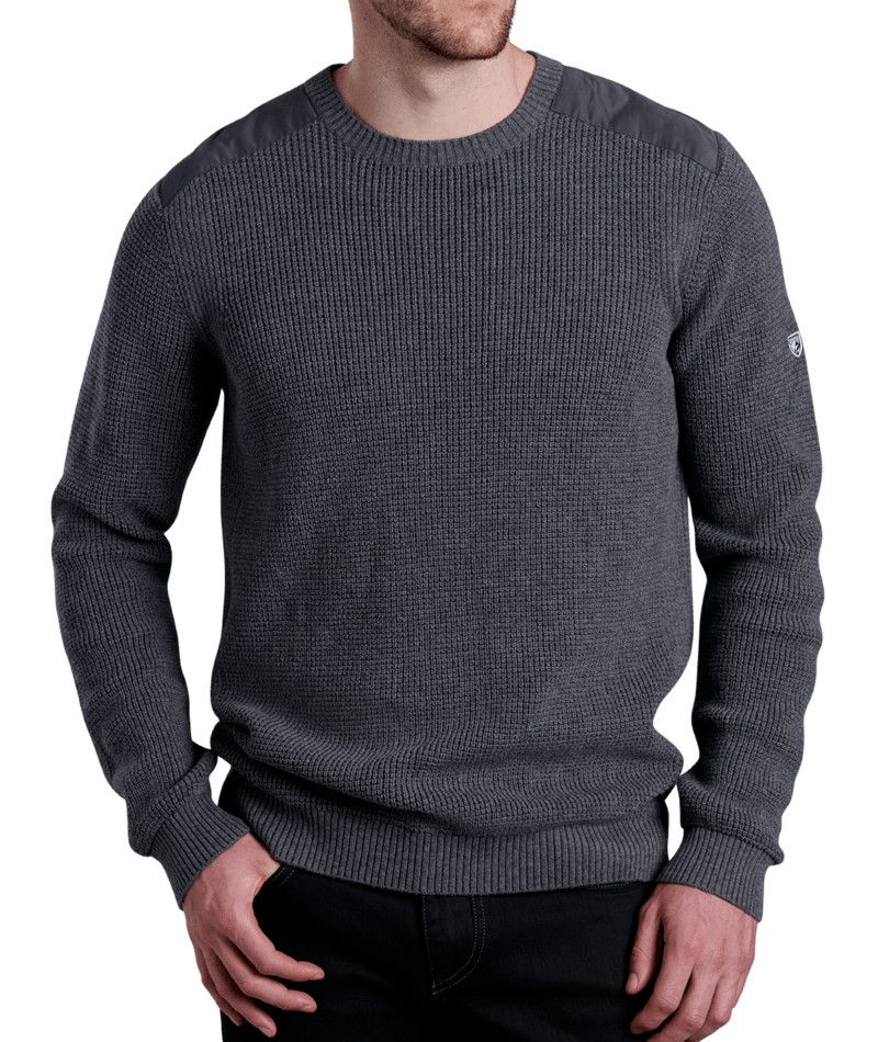 KUHL MENS EVADER SWEATER 25, Color: STONE, Size: SMALL