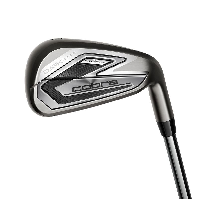 CAVITY BACK VIEW OF COBRA MENS DARKSPEED IRON SET WITH MAXIMUM DISTANCE AND A LARGE SWEET SPOT