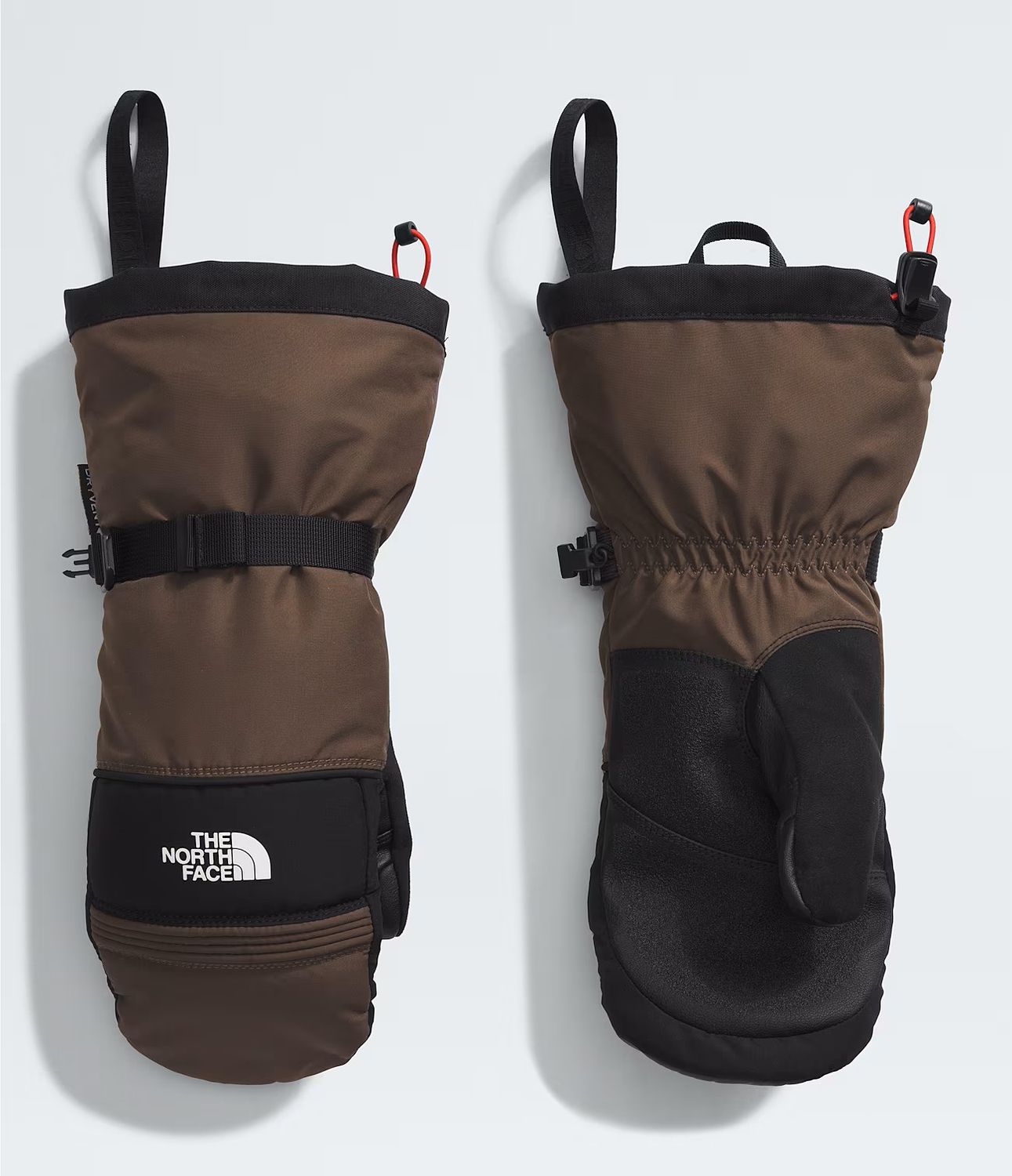 THE NORTH FACE MENS MONTANA SKI MITTEN 25, Color: SMOKEY BROWN, Size: SMALL