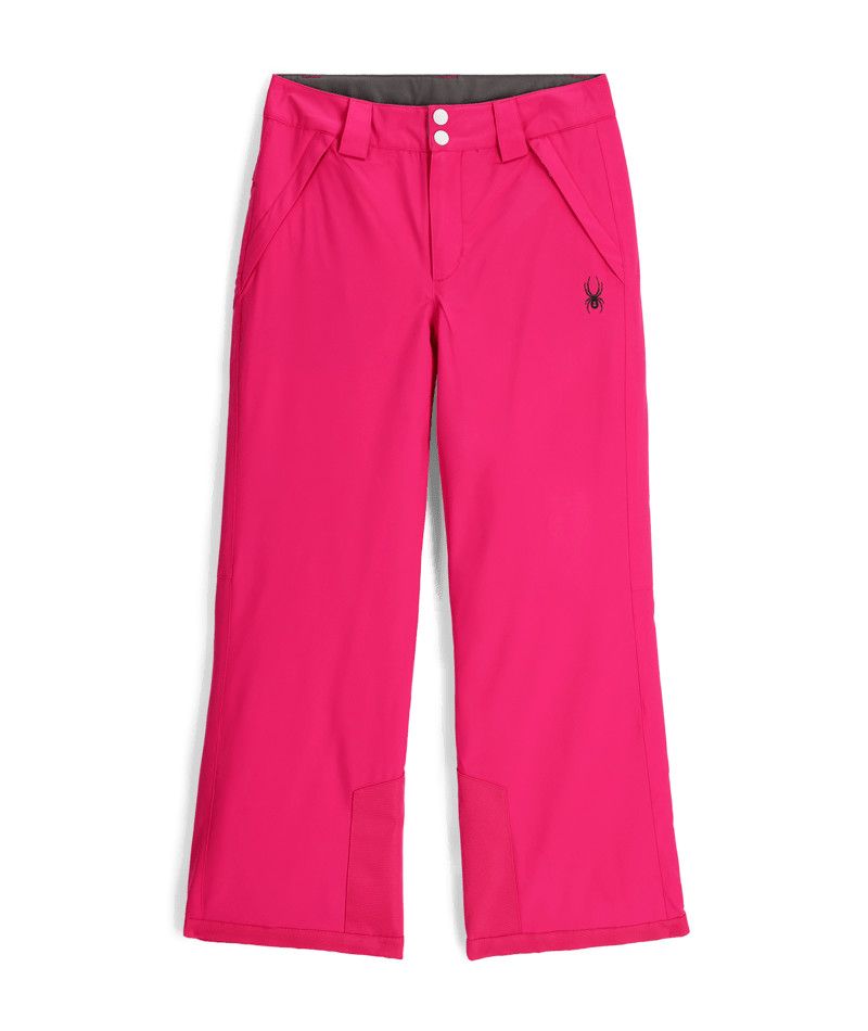 SPYDER YOUTH GIRLS REVEL SNOW PANT 25, Length: REGULAR, Size: XS, Color: PINK