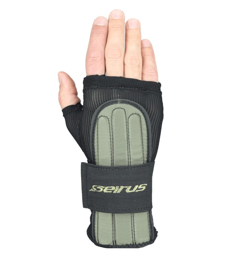 SEIRUS UNISEX JAM MASTER EXO WRIST GUARD 26, Color: BLACK, Size: S/M