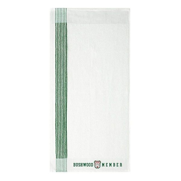 MAIN IMAGE OF DEVANT UNISEX CADDY TOWEL IN WHITE/GREEN/CADDYSHACK BUSHWOOD 22X44