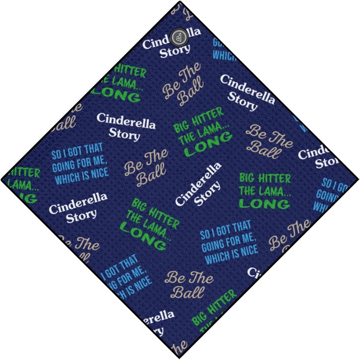 MAIN IMAGE OF DEVANT UNISEX HD MAGNET TOWEL IN CADDYSHACK PRINT 19X19 WITH BUILT-IN MAGNET