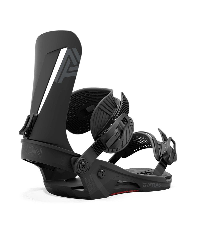 UNION UNISEX ATLAS SNOWBOARD BINDING 25, Color: BLACK, Size: LARGE
