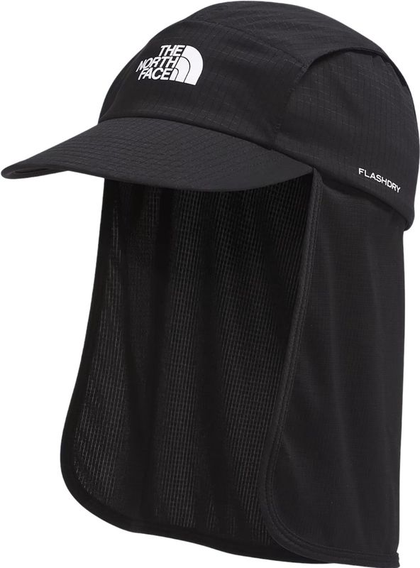 FRONT VIEW OF THE NORTH FACE UNISEX SUMMER LT SUNSHIELD CAP WITH UPF 40+ AND WATER REPELLENCY