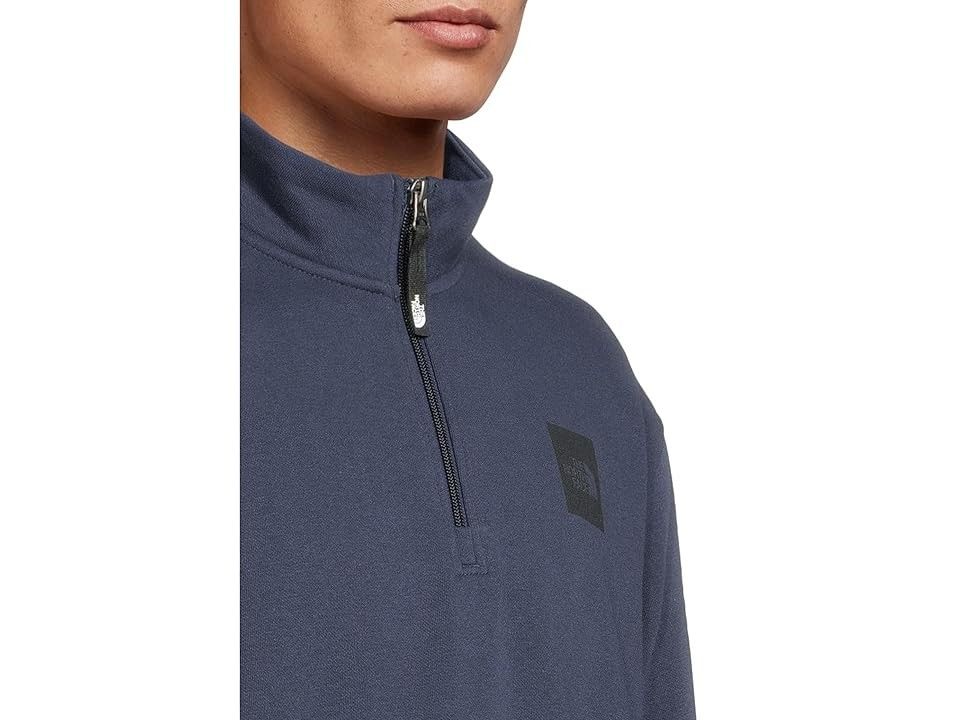 MAIN IMAGE OF THE NORTH FACE MENS BOX HALF DOME ¼ ZIP SWEATER IN SUMMIT NAVY SMALL WITH SOFT FABRIC