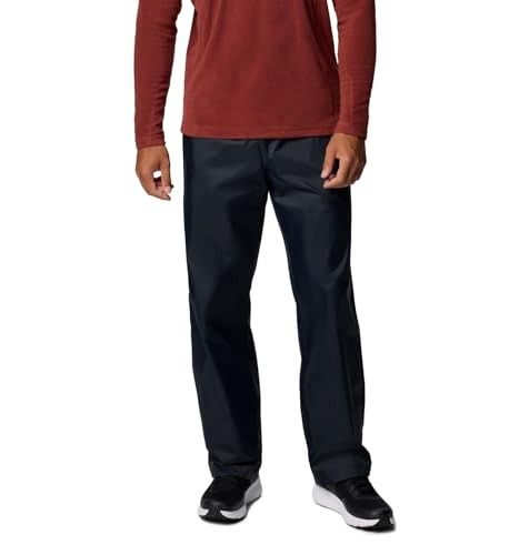 FRONT VIEW OF COLUMBIA MENS REBEL ROAMER™ II RAIN PANT WITH WATERPROOF PROTECTION AND BREATHABILITY