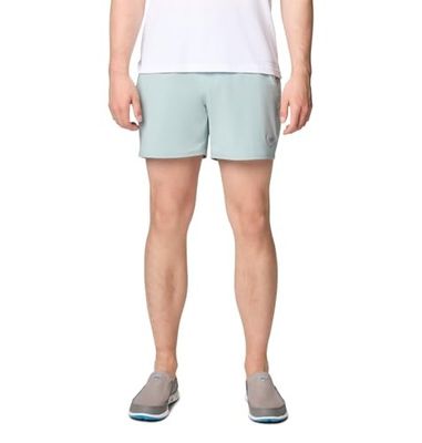FRONT VIEW OF COLUMBIA MENS TERMINAL ROAMER™ STRETCH SHORT WITH UPF 50 AND RAIN &amp; STAIN REPELLENT
