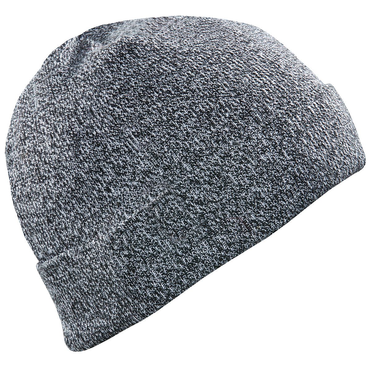 MAIN IMAGE OF SEIRUS UNISEX HEATWAVE™ DOCKS™ BEANIE IN BLACK/WHITE O/S WITH HEAT REFLECTIVE LINING …