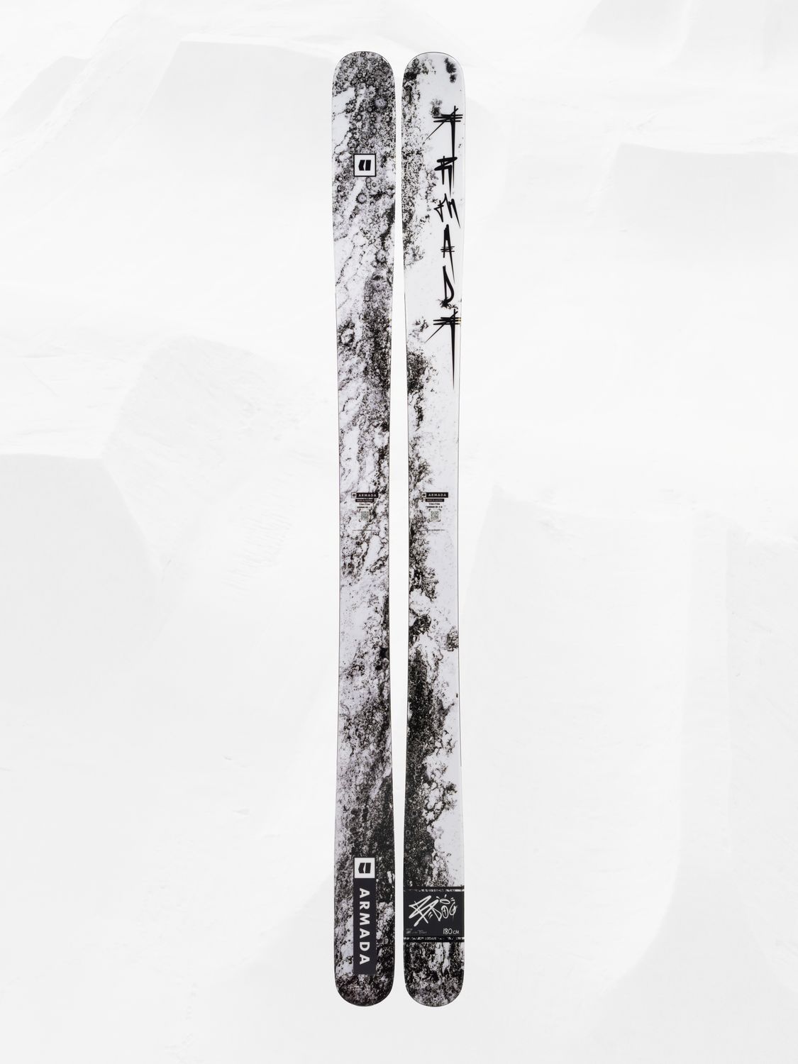 ARMADA UNISEX BDOG DOWNHILL SKIS 25, Color: WHITE/BLACK, Size: 164