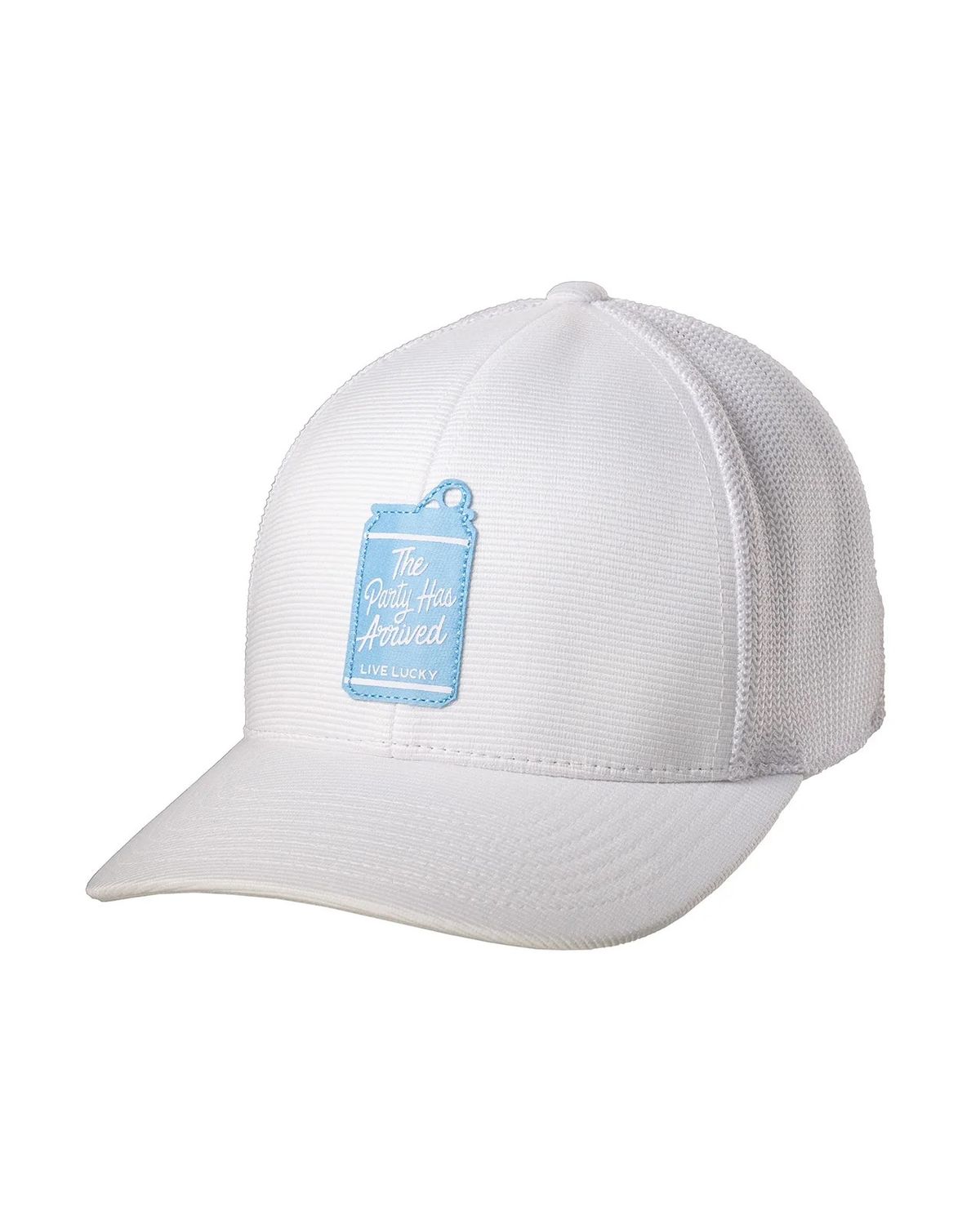 BLACK CLOVER MENS ROWDY 2 HAT 23, Color: HD PRINT CLOVER/WHITE, Size: ADJUSTABLE