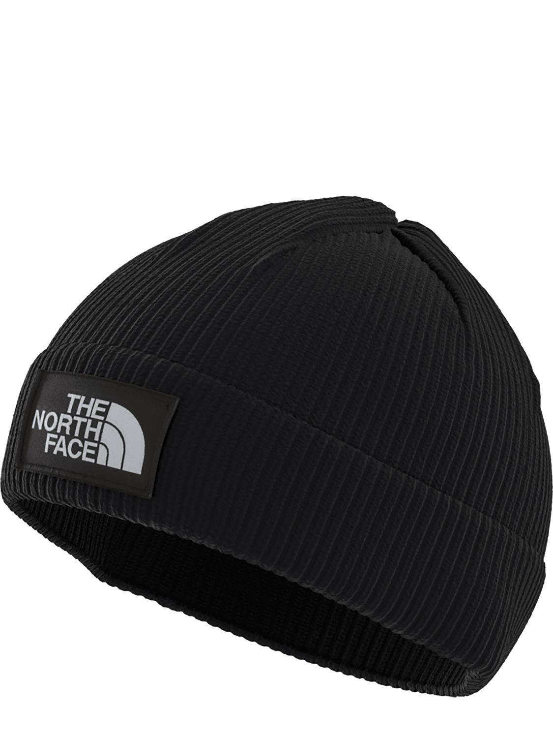 THE NORTH FACE UNISEX TNF™ LOGO BOX CUFFED BEANIE WINTER HAT 25, Color: TNF BLACK, Size: O/S