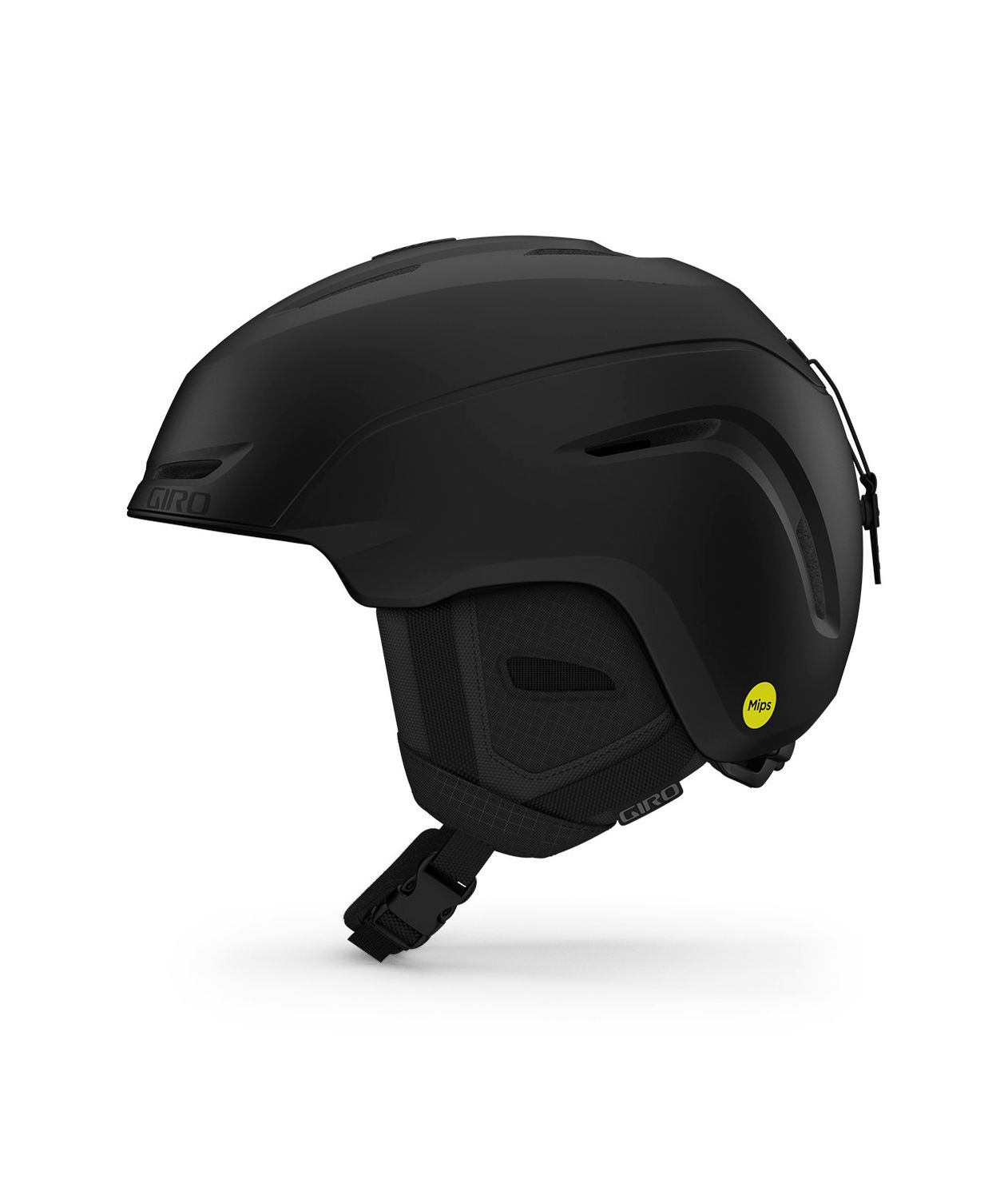 GIRO UNISEX NEO MIPS HELMET 25, Color: MATTE BLACK, Size: MEDIUM