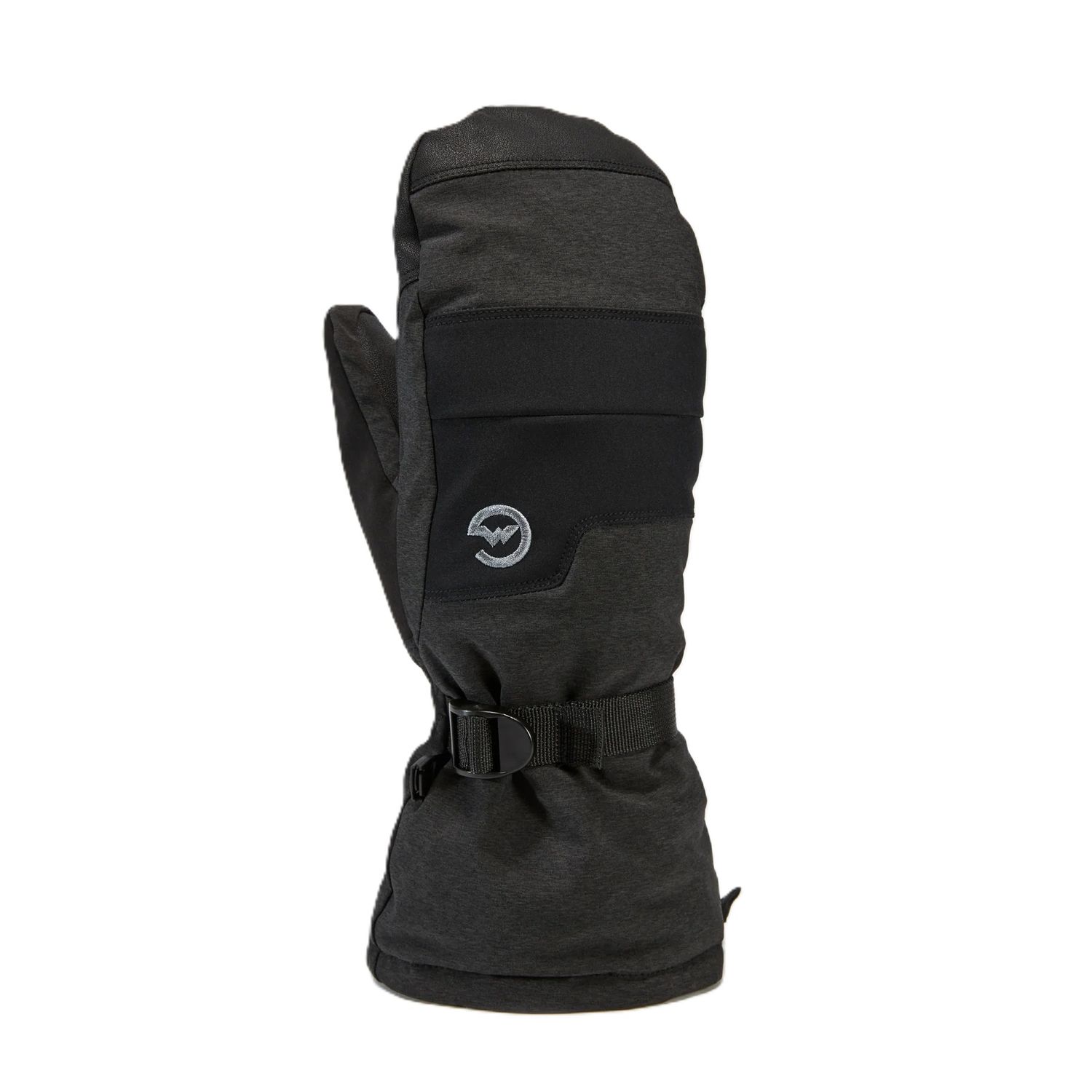 GORDINI MENS AQUABLOC DOWN GAUNTLET MITTEN, Color: BLACK, Size: SMALL