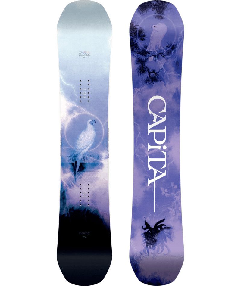 CAPITA WOMENS BIRDS OF A FEATHER SNOWBOARD 24, Color: PURPLE, Size: 144
