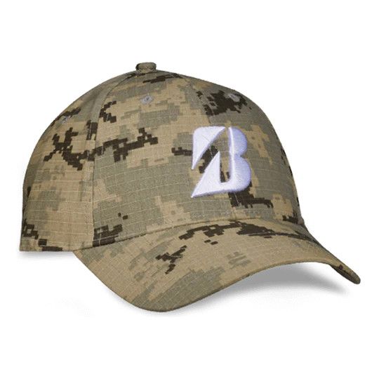 MAIN IMAGE OF BRIDGESTONE MENS B USA HAT IN DIGITAL CAMO ADJUSTABLE WITH USA EMBROIDERY