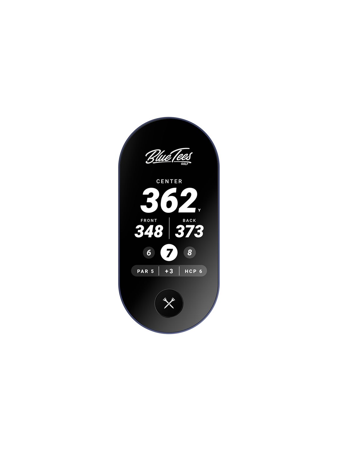 BLUE TEES UNISEX THE RINGER GPS HANDHELD RANGEFINDER 24, Color: NAVY