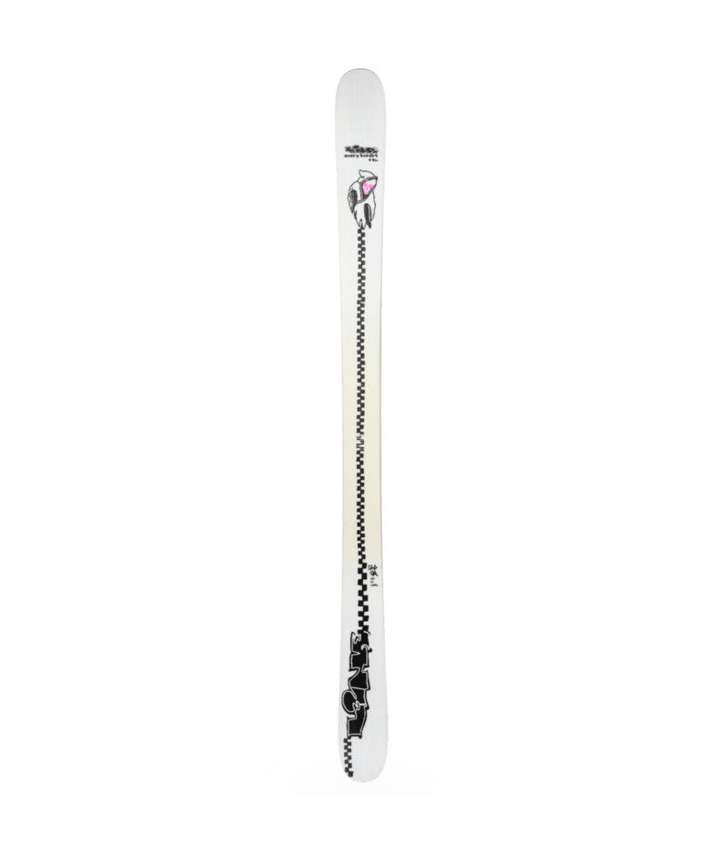 LINE UNISEX HONEY BADGER TBL DOWNHILL SKIS 25, Color: WHITE/BLACK, Size: 155