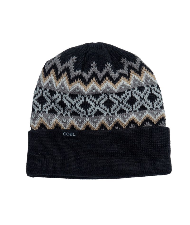 COAL UNISEX WINTERS WINTER HAT, Color: BLACK/OFF WHITE, Size: O/S