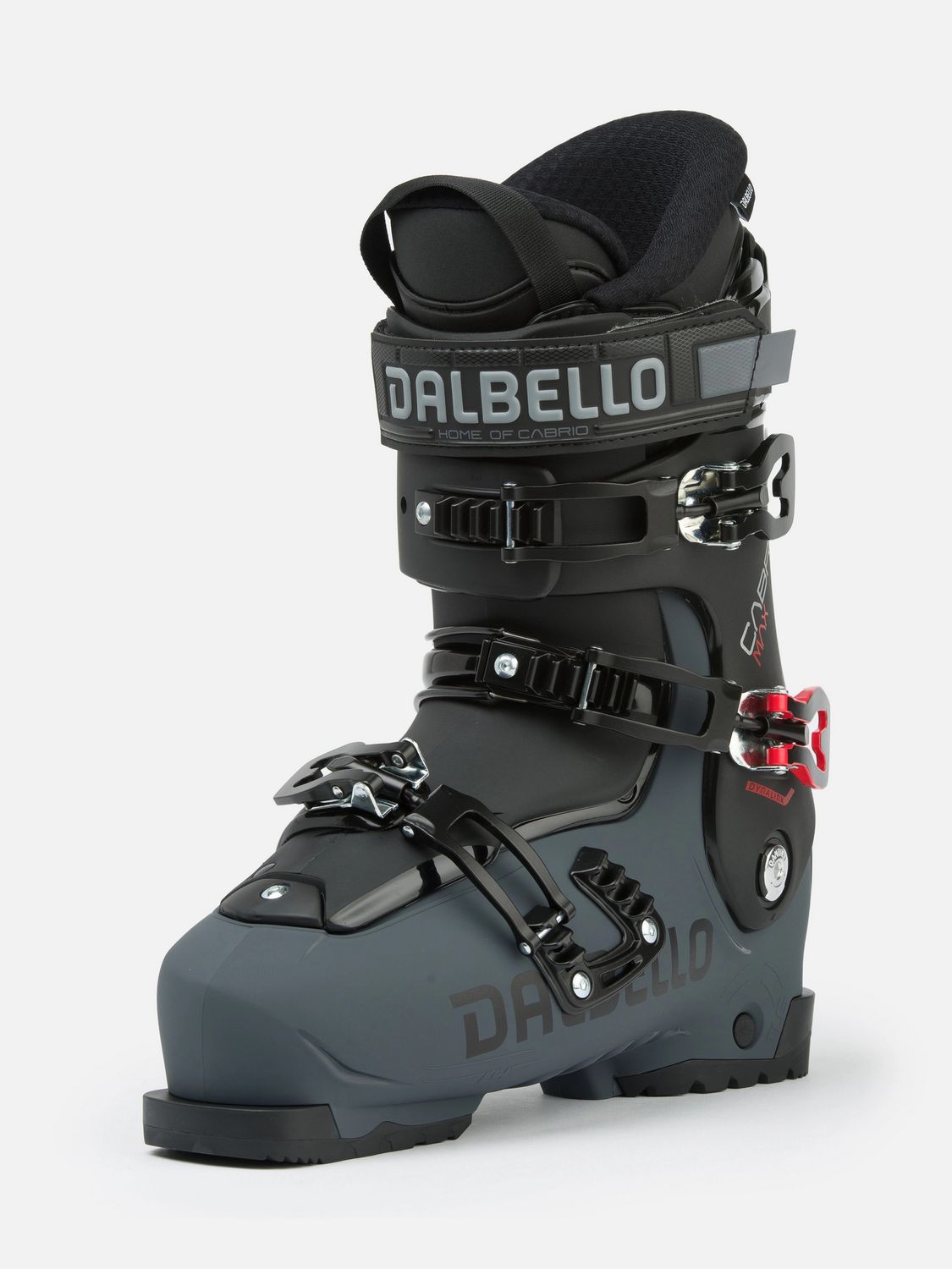 DALBELLO MENS CABRIO MAX IF DOWNHILL SKI BOOT, Color: GREY/BLACK, Size: 26.5