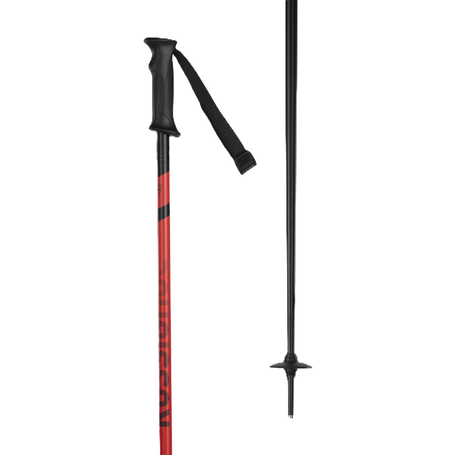 ROSSIGNOL MENS TACTIC DOWNHILL SKI POLE, Color: BLACK, Size: 115CM