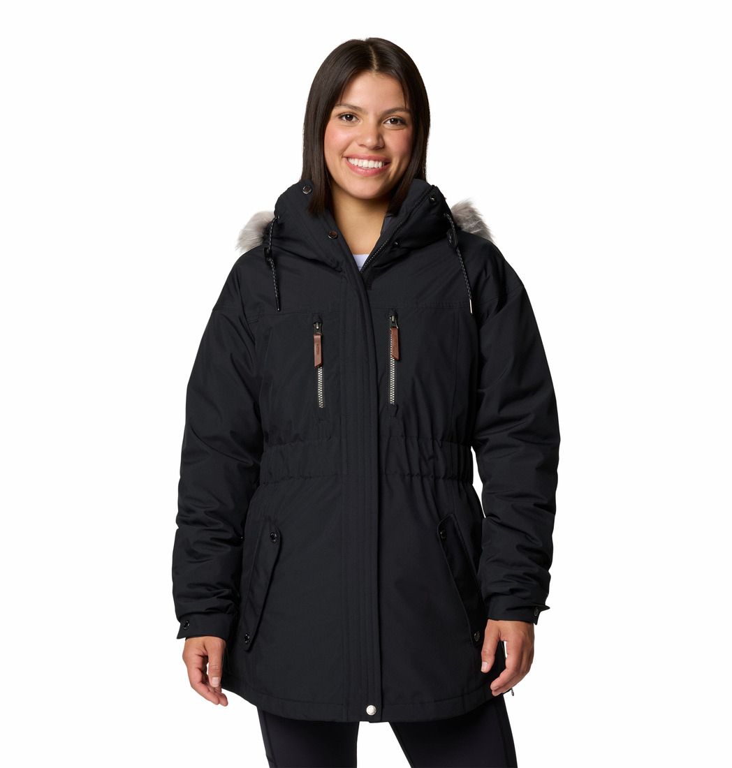 COLUMBIA WOMENS PAYTON PASS II INTERCHANGE WINTER JACKET 25, Color: BLACK, Size: XS