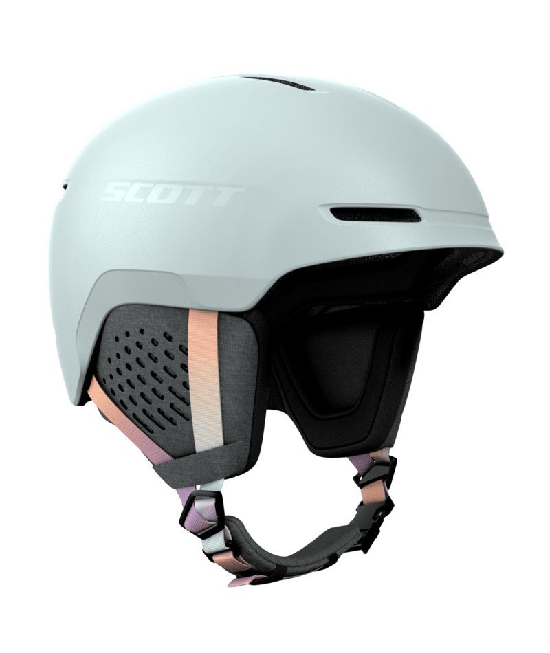 SCOTT UNISEX TRACK HELMET, Color: SOFT BLUE, Size: SMALL
