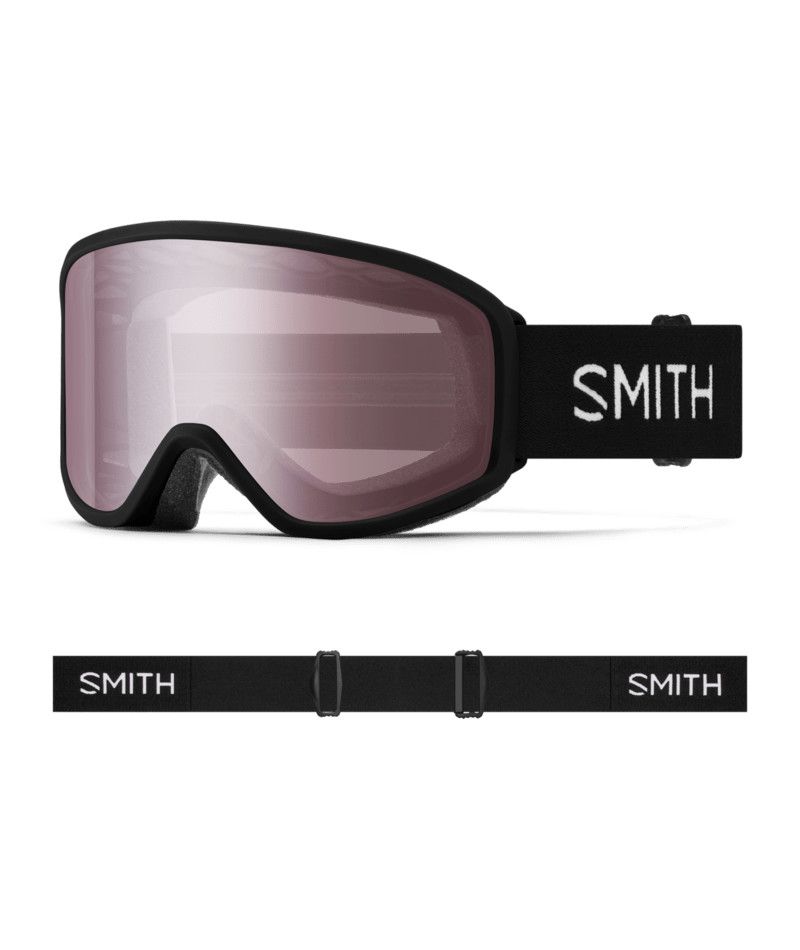 SMITH UNISEX REASON OTG GOGGLES 26, Frame Color: BLACK, Lens Color: IGNITOR MIRROR